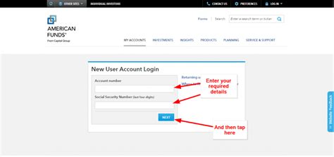 american funds log in to your account.